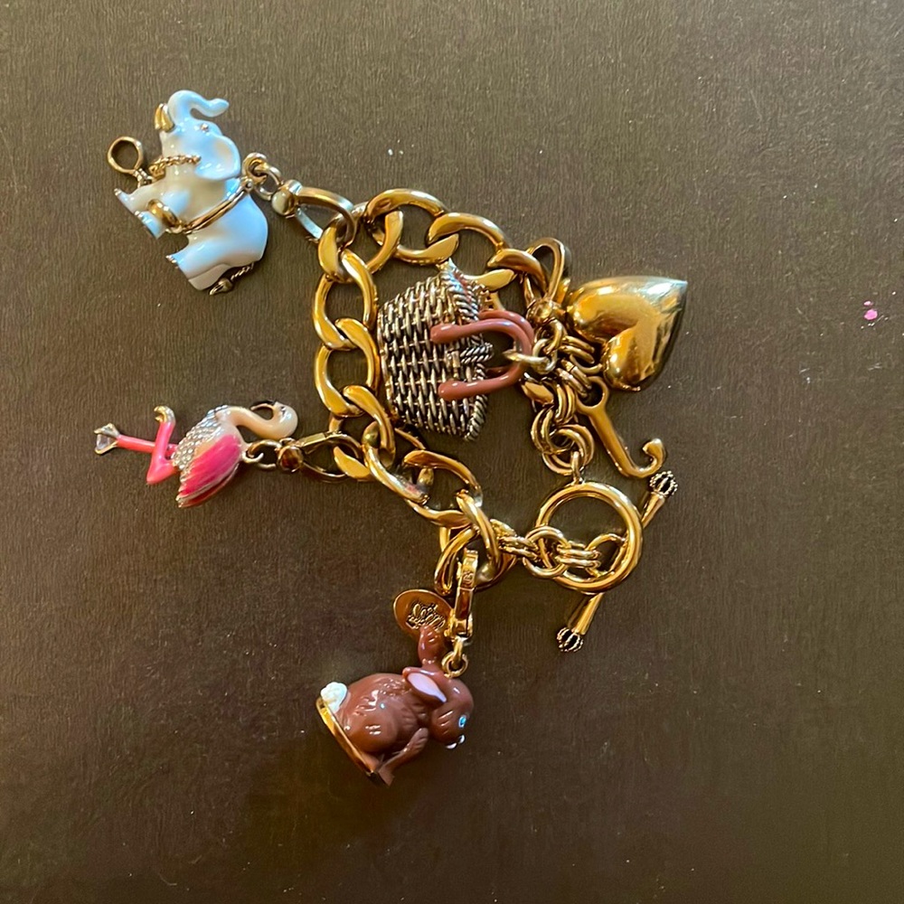Y2K Juicy Couture charm bracelet. Be the coolest girl in 2007!
